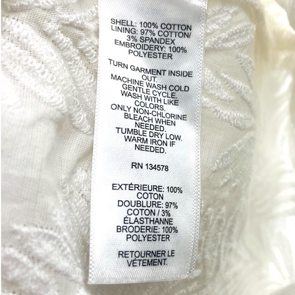 Vineyard Vines Short Sleeve Flutter Em Tunic Dress Ruffle Flutter Sleeves - Picture 8 of 9